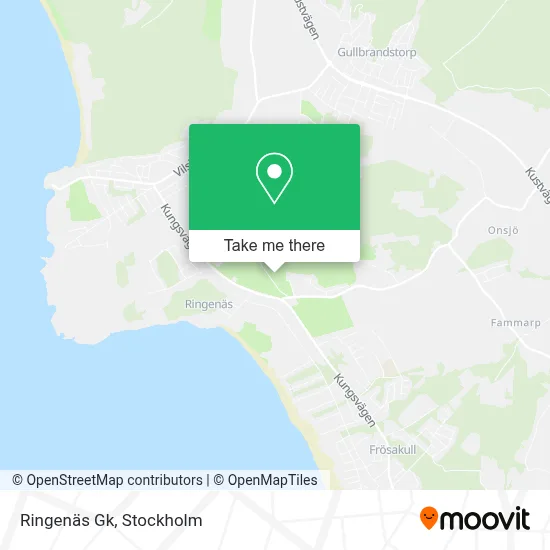 Ringenäs Gk map