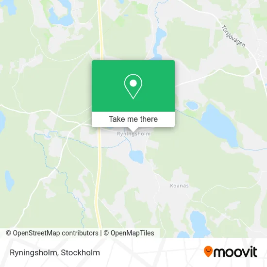 Ryningsholm map