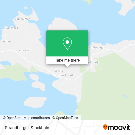 Strandberget map