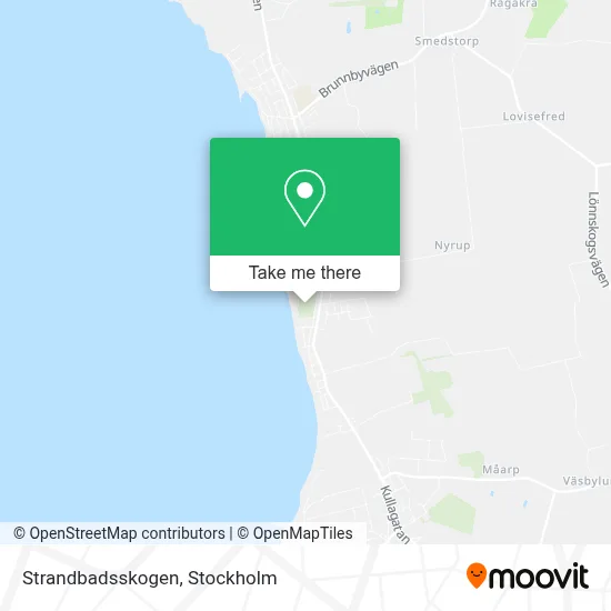 Strandbadsskogen map