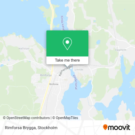 Rimforsa Brygga map