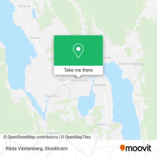 Råda Västanberg map