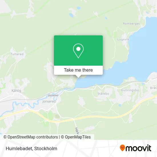 Humlebadet map