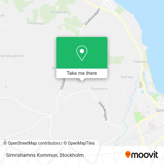Simrishamns Kommun map