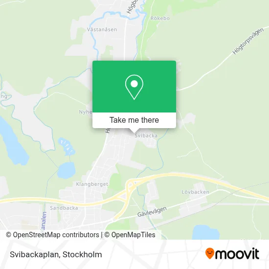 Svibackaplan map