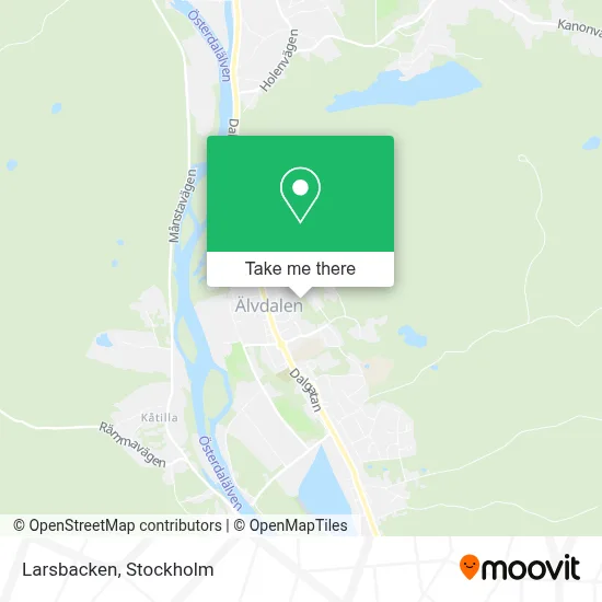Larsbacken map