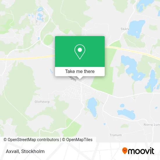 Axvall map