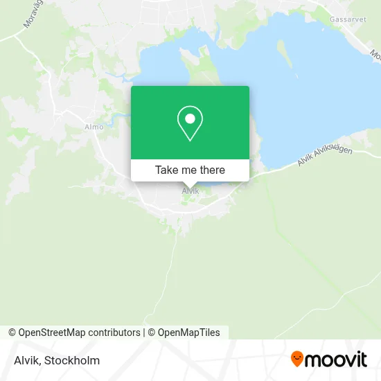 Alvik map