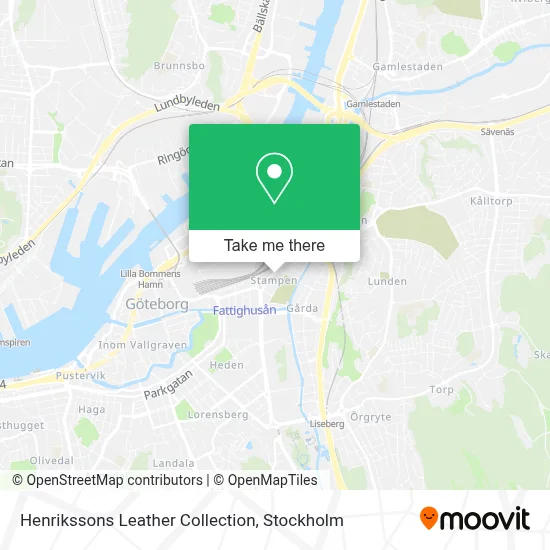 Henrikssons Leather Collection map