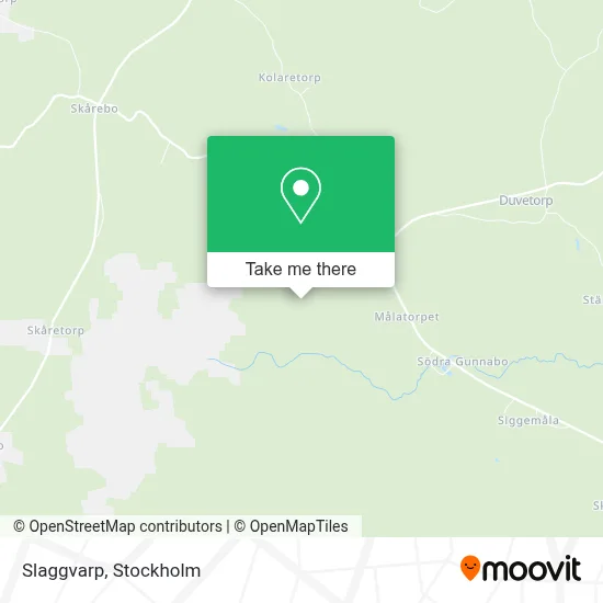 Slaggvarp map