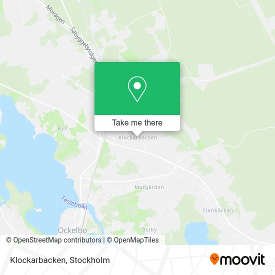 Klockarbacken map