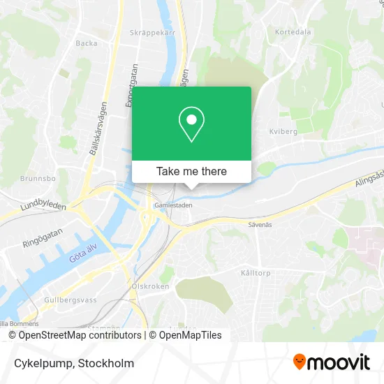 Cykelpump map