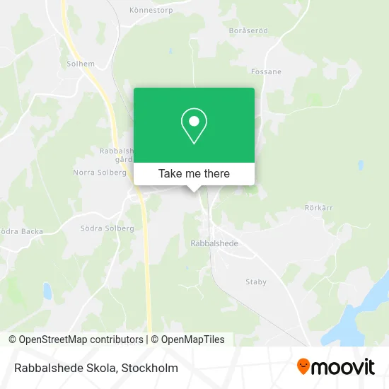 Rabbalshede Skola map