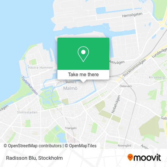 Radisson Blu map