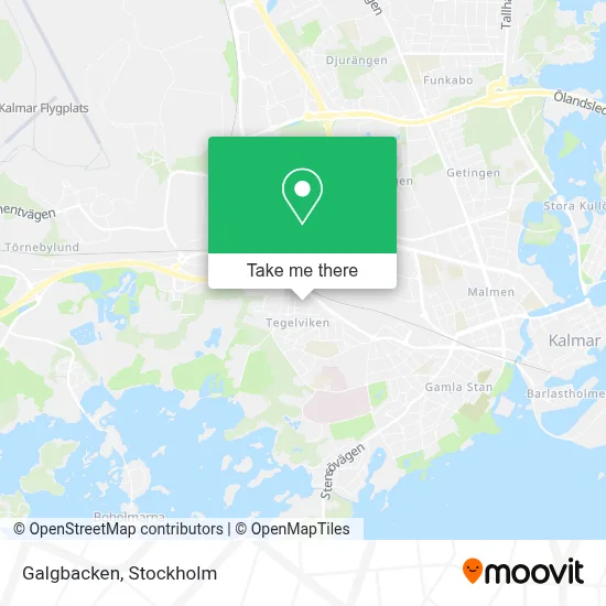 Galgbacken map