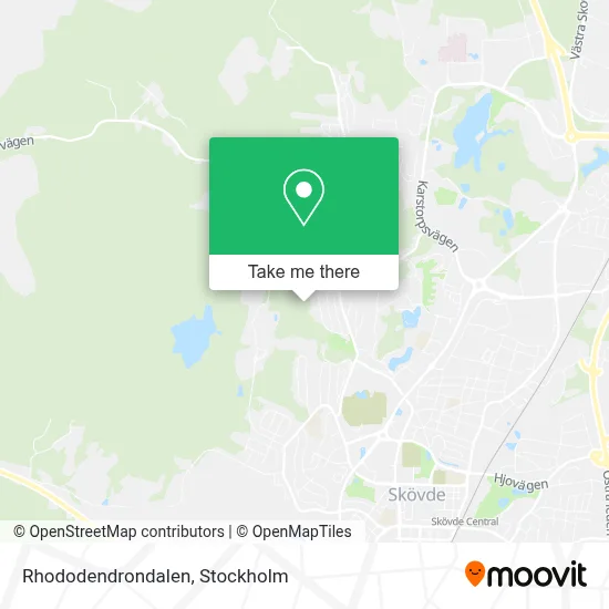 Rhododendrondalen map