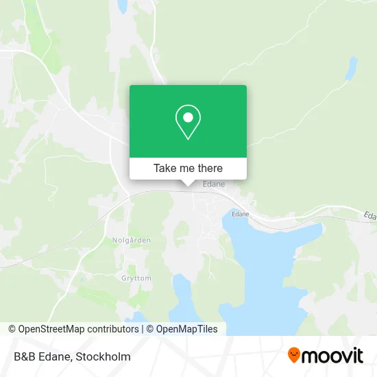 B&B Edane map