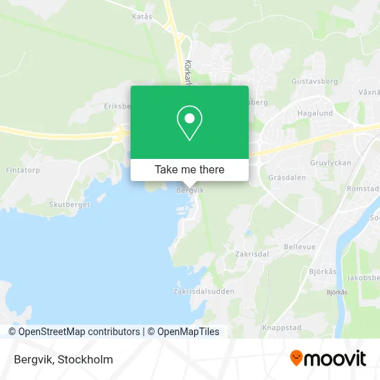 Bergvik map