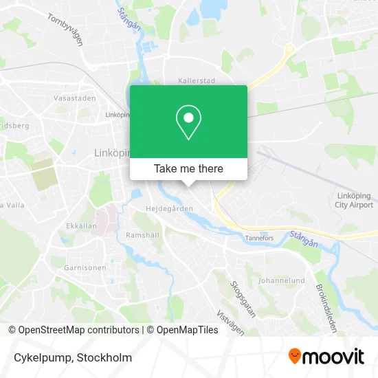 Cykelpump map
