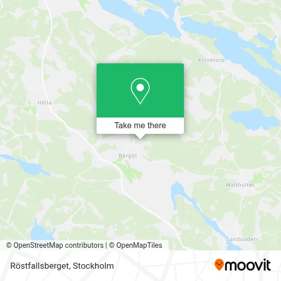 Röstfallsberget map