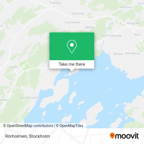 Rörholmen map