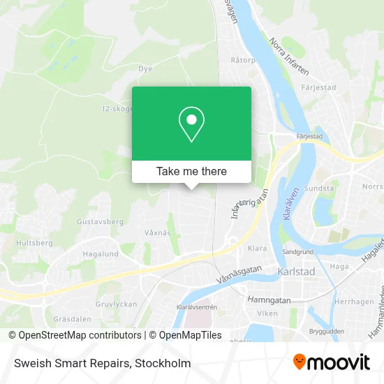 Sweish Smart Repairs map