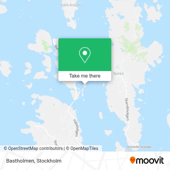 Bastholmen map