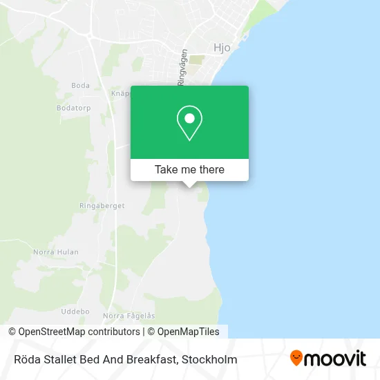 Röda Stallet Bed And Breakfast map