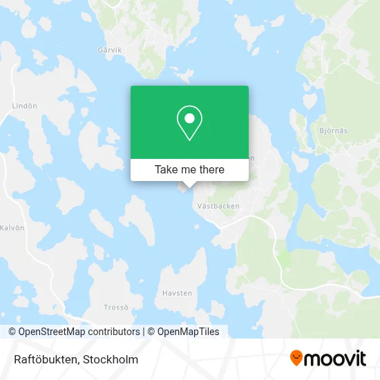 Raftöbukten map