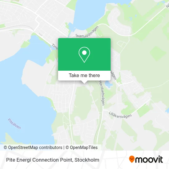 Pite Energi Connection Point map