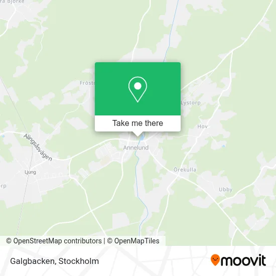 Galgbacken map
