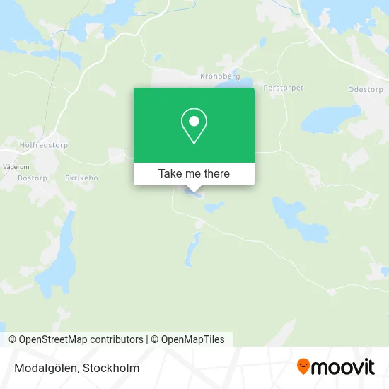 Modalgölen map