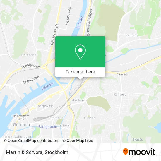 Martin & Servera map