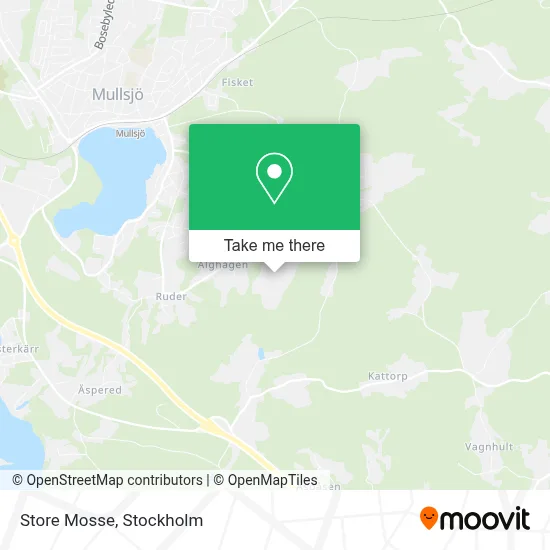 Store Mosse map