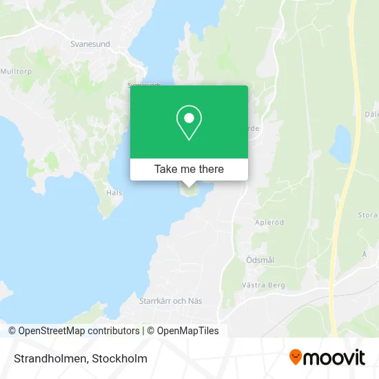 Strandholmen map