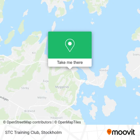 STC Training Club map