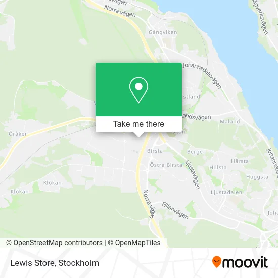Lewis Store map