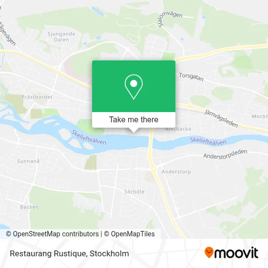 Restaurang Rustique map