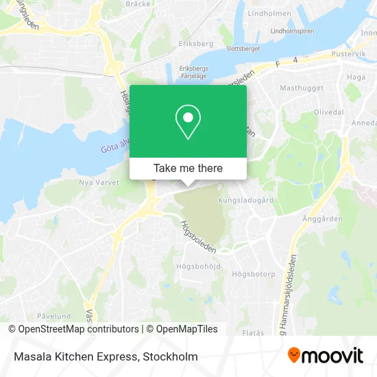 Masala Kitchen Express map