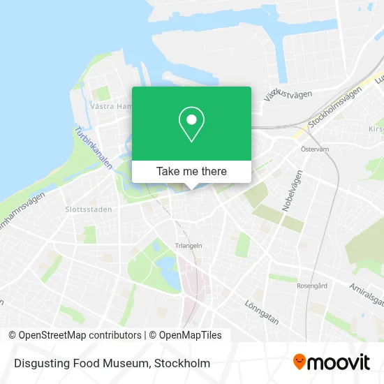 Disgusting Food Museum map