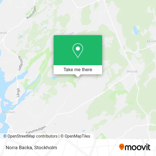 Norra Backa map