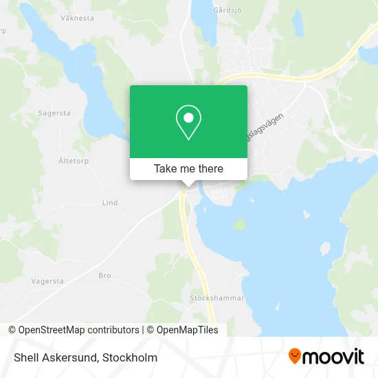 Shell Askersund map