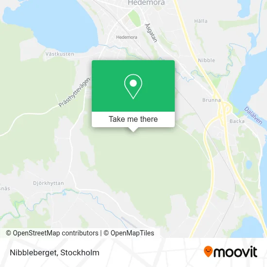 Nibbleberget map