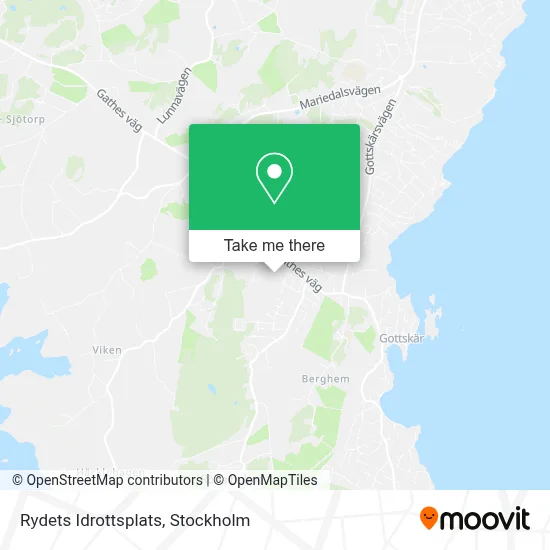 Rydets Idrottsplats map