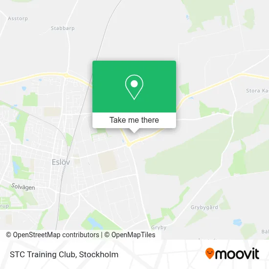 STC Training Club map