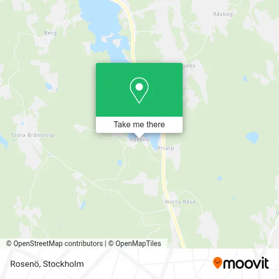 Rosenö map