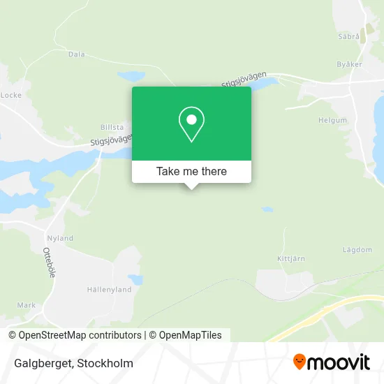 Galgberget map