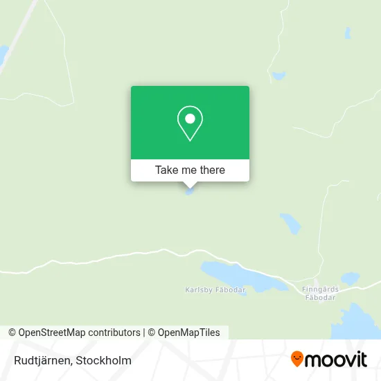 Rudtjärnen map