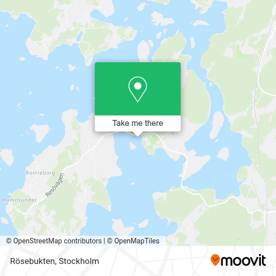Rösebukten map