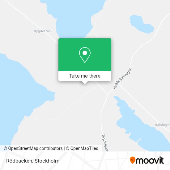 Rödbacken map